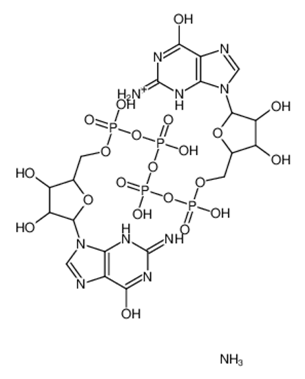 Picture of azanium,[[5-(2-amino-6-oxo-3H-purin-9-yl)-3,4-dihydroxyoxolan-2-yl]methoxy-hydroxyphosphoryl] [[[5-(2-amino-6-oxo-3H-purin-9-yl)-3,4-dihydroxyoxolan-2-yl]methoxy-hydroxyphosphoryl]oxy-hydroxyphosphoryl] hydrogen phosphate