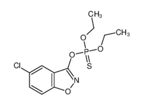 Изображение (5-chloro-1,2-benzoxazol-3-yl)oxy-diethoxy-sulfanylidene-λ<sup>5</sup>-phosphane