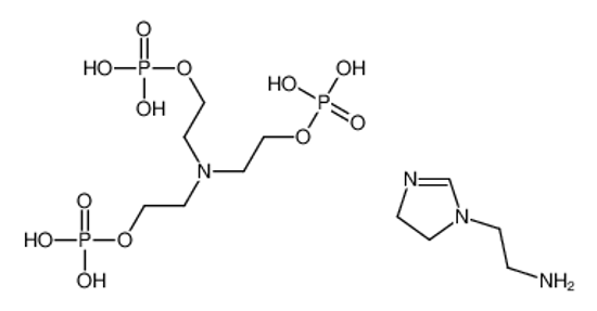 Imagem de 2-[bis(2-phosphonooxyethyl)amino]ethyl dihydrogen phosphate,2-(4,5-dihydroimidazol-1-yl)ethanamine