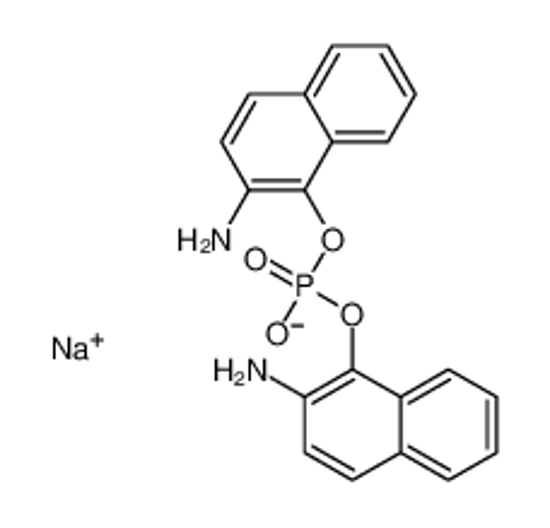 Picture of sodium,bis(2-aminonaphthalen-1-yl) phosphate