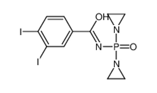 Picture of N-[bis(aziridin-1-yl)phosphoryl]-3,4-diiodobenzamide