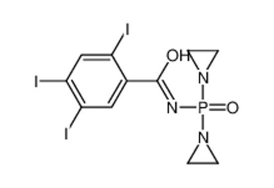 Picture of N-[bis(aziridin-1-yl)phosphoryl]-2,4,5-triiodobenzamide