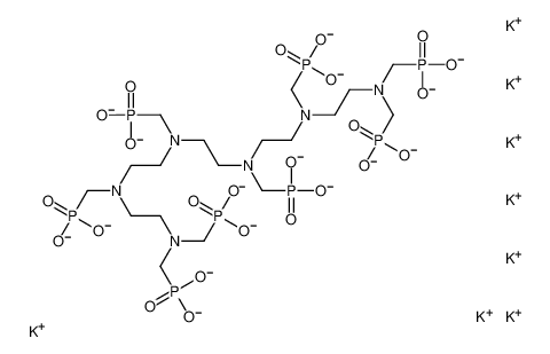 Picture of octapotassium,N,N'-bis[2-[2-[bis(phosphonatomethyl)amino]ethyl-(phosphonatomethyl)amino]ethyl]-N,N'-bis(phosphonatomethyl)ethane-1,2-diamine,hydron