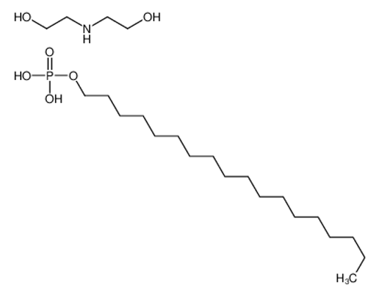 Picture of 2-(2-hydroxyethylamino)ethanol,octadecyl dihydrogen phosphate