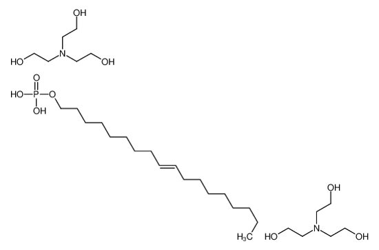 Picture of 2-[bis(2-hydroxyethyl)amino]ethanol,[(E)-octadec-9-enyl] dihydrogen phosphate