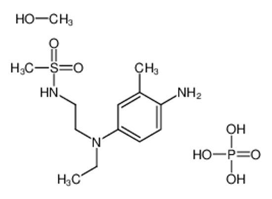 Picture of N-[2-(4-amino-N-ethyl-3-methylanilino)ethyl]methanesulfonamide,methanol,phosphoric acid