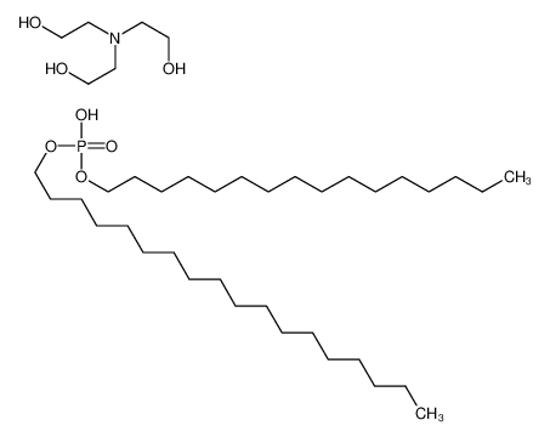 Изображение 2-[bis(2-hydroxyethyl)amino]ethanol,hexadecyl octadecyl hydrogen phosphate