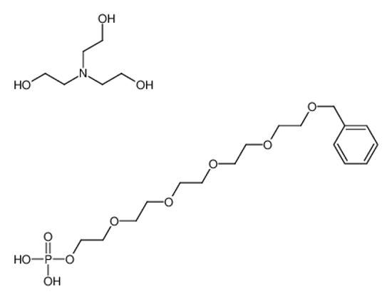 Picture of 2-[bis(2-hydroxyethyl)amino]ethanol,2-[2-[2-[2-(2-phenylmethoxyethoxy)ethoxy]ethoxy]ethoxy]ethyl dihydrogen phosphate