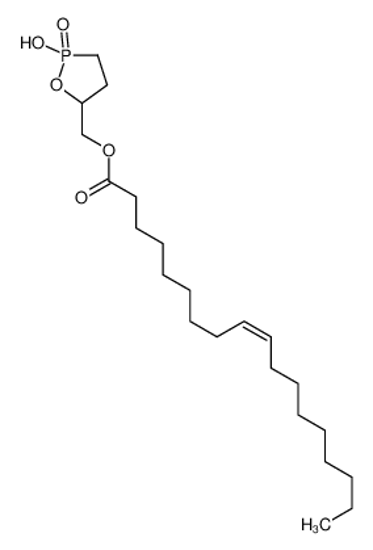 Picture of (2-Hydroxy-2-oxido-1,2-oxaphospholan-5-yl)methyl (9Z)-9-octadecen oate