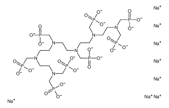 Picture of octasodium,N,N'-bis[2-[2-[bis(phosphonatomethyl)amino]ethyl-(phosphonatomethyl)amino]ethyl]-N,N'-bis(phosphonatomethyl)ethane-1,2-diamine,hydron