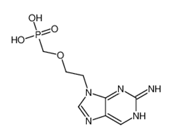 Picture of 2-(2-aminopurin-9-yl)ethoxymethylphosphonic acid