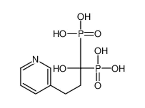 Picture of (1-hydroxy-1-phosphono-3-pyridin-3-ylpropyl)phosphonic acid