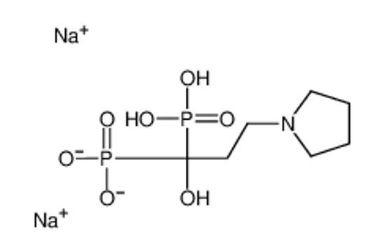 Picture of disodium,(1-hydroxy-1-phosphonato-3-pyrrolidin-1-ylpropyl)phosphonic acid