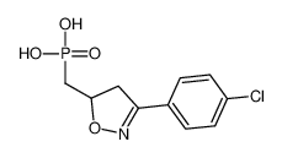 Picture of [3-(4-chlorophenyl)-4,5-dihydro-1,2-oxazol-5-yl]methylphosphonic acid