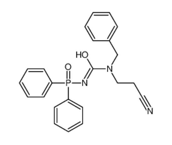 Imagem de 1-benzyl-1-(2-cyanoethyl)-3-diphenylphosphorylurea