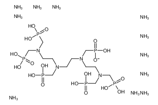 Picture of undecaazanium,N,N'-bis[2-[bis(phosphonatomethyl)amino]ethyl]-N,N'-bis(phosphonatomethyl)ethane-1,2-diamine,hydron