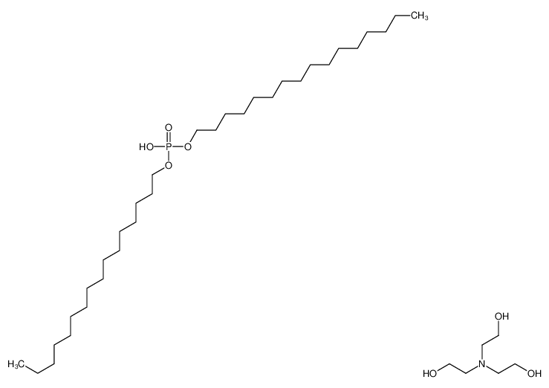 Picture of dihexadecyl phosphate,tris(2-hydroxyethyl)azanium
