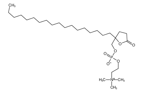 Picture of (2-Octadecyl-5-oxotetrahydro-2-furanyl)methyl 2-(trimethylammonio )ethyl phosphate