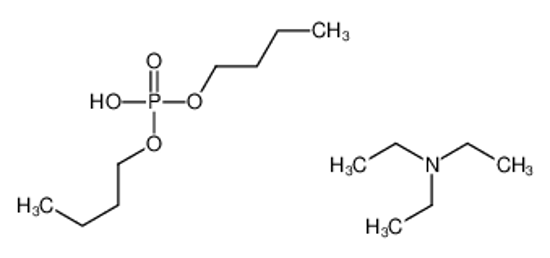 Picture of dibutyl hydrogen phosphate,N,N-diethylethanamine
