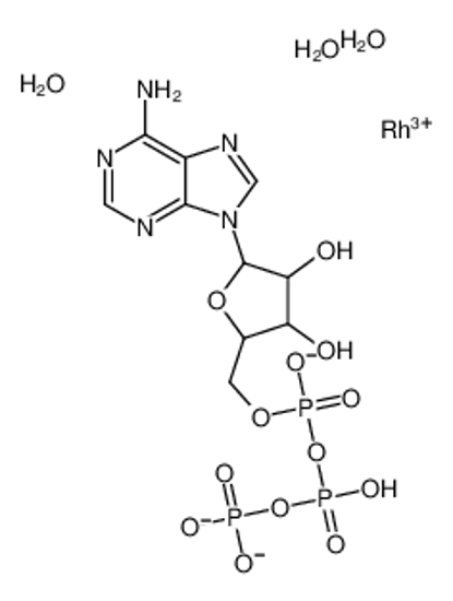 Picture of [[[5-(6-aminopurin-9-yl)-3,4-dihydroxyoxolan-2-yl]methoxy-oxidophosphoryl]oxy-oxidophosphoryl] phosphate,hydron,rhodium(3+),trihydrate