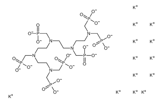Picture of tridecapotassium,N'-[2-[bis(phosphonatomethyl)amino]ethyl]-N-[2-[2-[bis(phosphonatomethyl)amino]ethyl-(phosphonatomethyl)amino]ethyl]-N,N'-bis(phosphonatomethyl)ethane-1,2-diamine,hydron
