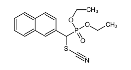 Picture of [diethoxyphosphoryl(naphthalen-2-yl)methyl] thiocyanate