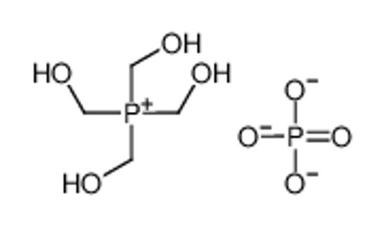 Picture of dihydrogen phosphate,tetrakis(hydroxymethyl)phosphanium