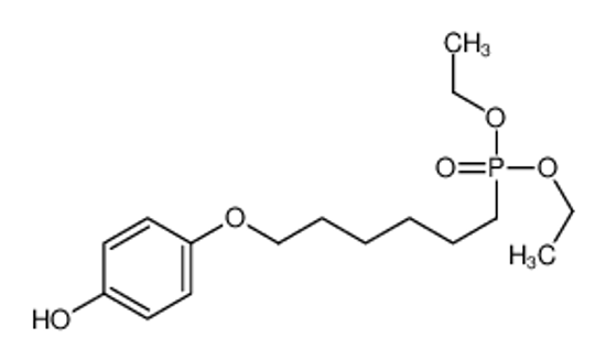 Изображение 4-(6-diethoxyphosphorylhexoxy)phenol