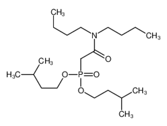 Изображение 2-[bis(3-methylbutoxy)phosphoryl]-N,N-dibutylacetamide