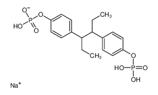 Picture of sodium,[4-[(3R,4S)-4-(4-phosphonooxyphenyl)hexan-3-yl]phenyl] hydrogen phosphate