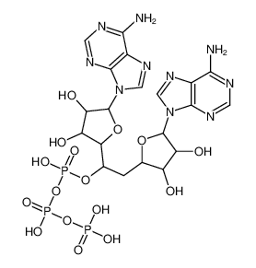 Imagem de [1,2-bis[(2S,3S,4R,5R)-5-(6-aminopurin-9-yl)-3,4-dihydroxyoxolan-2-yl]ethoxy-hydroxyphosphoryl] phosphono hydrogen phosphate