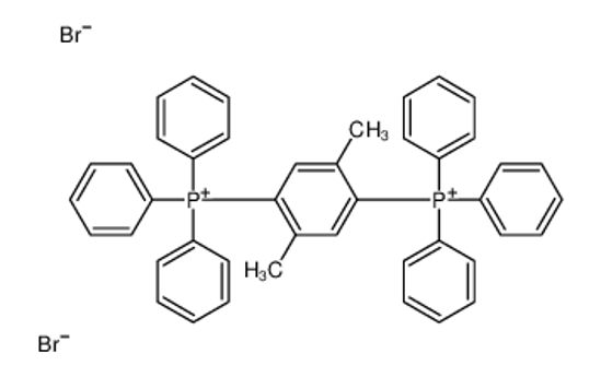 Picture of (2,5-dimethyl-4-triphenylphosphaniumylphenyl)-triphenylphosphanium,dibromide