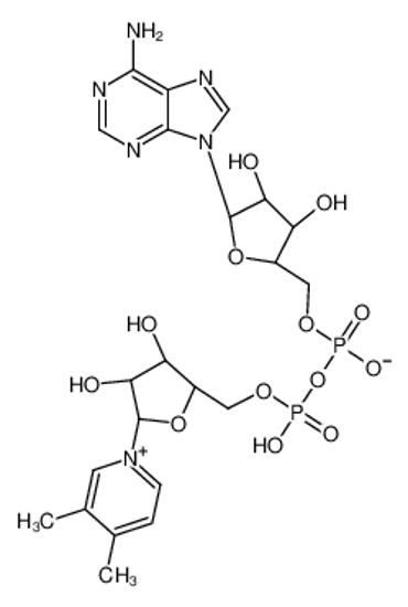 Picture of [[(2R,3S,4R,5R)-5-(6-aminopurin-9-yl)-3,4-dihydroxyoxolan-2-yl]methoxy-hydroxyphosphoryl] [(2R,3S,4R,5R)-5-(3,4-dimethylpyridin-1-ium-1-yl)-3,4-dihydroxyoxolan-2-yl]methyl phosphate