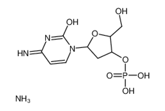 Picture of [5-(4-amino-2-oxopyrimidin-1-yl)-2-(hydroxymethyl)oxolan-3-yl] dihydrogen phosphate,azane