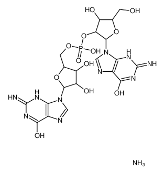 Picture of [5-(2-amino-6-oxo-3H-purin-9-yl)-3,4-dihydroxyoxolan-2-yl]methyl [2-(2-amino-6-oxo-3H-purin-9-yl)-4-hydroxy-5-(hydroxymethyl)oxolan-3-yl] hydrogen phosphate,azane