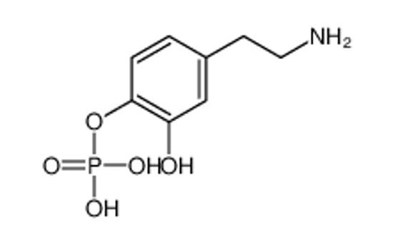 Изображение [4-(2-aminoethyl)-2-hydroxyphenyl] dihydrogen phosphate