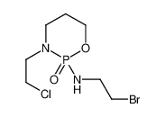 Picture of (2R)-N-(2-bromoethyl)-3-(2-chloroethyl)-2-oxo-1,3,2λ<sup>5</sup>-oxazaphosphinan-2-amine