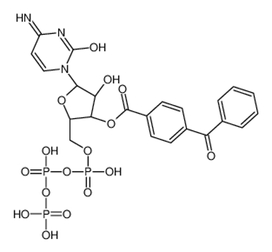 Picture of [(2R,3S,4R,5S)-5-(4-amino-2-oxopyrimidin-1-yl)-4-hydroxy-2-[[hydroxy-[hydroxy(phosphonooxy)phosphoryl]oxyphosphoryl]oxymethyl]oxolan-3-yl] 4-benzoylbenzoate