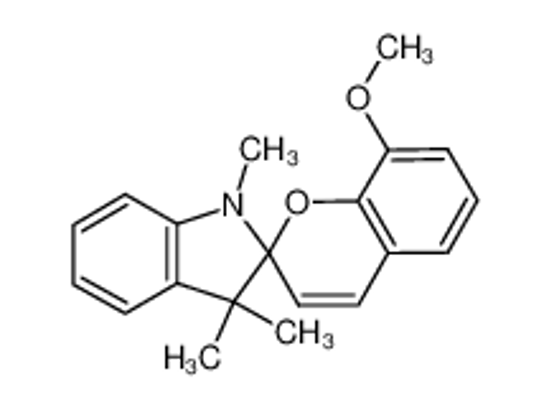 Picture of 8-methoxy-1',3',3'-trimethylspiro[chromene-2,2'-indole]