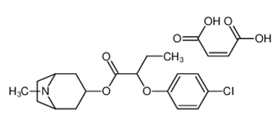 Picture of (+/-)-TROPANYL 2-(4-CHLOROPHENOXY)BUTANOATE MALEATE