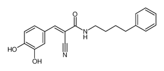 Picture of (E)-2-Cyano-3-(3,4-dihydroxyphenyl)-N-(4-phenylbutyl)-2-propenamide