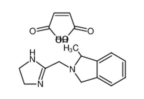 Picture of 2-[2H-(1-Methyl-1,3-dihydroisoindole)methyl]-4,5-dihydroimidazole maleate salt