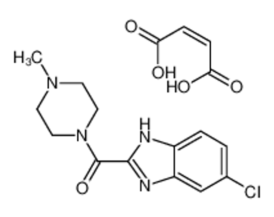 Picture of JNJ 10191584 maleate,1-[(5-Chloro-1H-benzimidazol-2-yl)carbonyl]-4-methylpiperazinemaleate