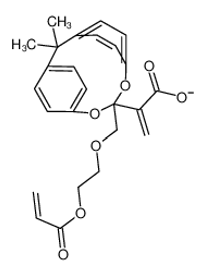 Picture of (1-methylethylidene)bis(4,1-phenyleneoxy-2,1-ethanediyloxy-2,1-ethanediyl) diacrylate