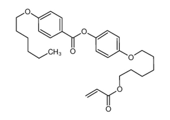 Picture of [4-(6-prop-2-enoyloxyhexoxy)phenyl] 4-hexoxybenzoate