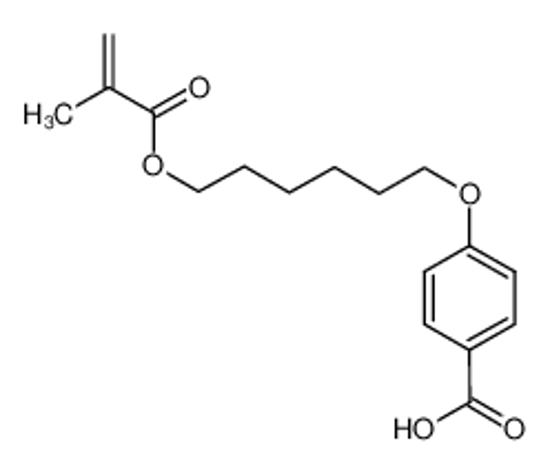 Изображение 4-[6-(2-methylprop-2-enoyloxy)hexoxy]benzoic acid