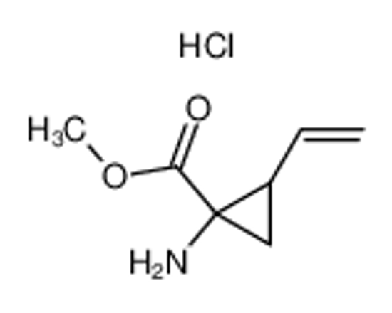 Picture of methyl (1R,2S)-1-amino-2-ethenylcyclopropane-1-carboxylate,hydrochloride