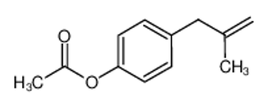 Picture of [4-(2-methylprop-2-enyl)phenyl] acetate