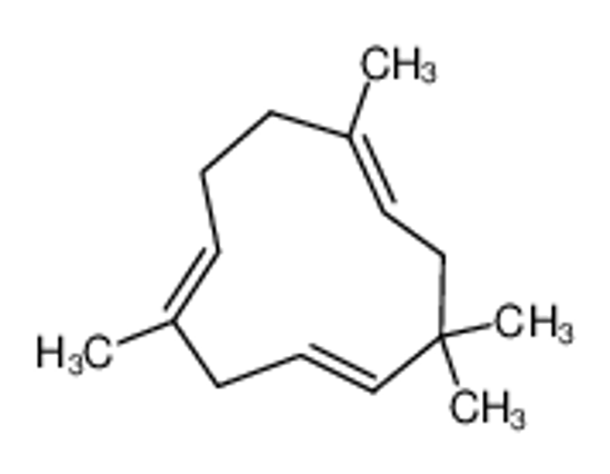 Picture of (1E,4E,8E)-α-humulene