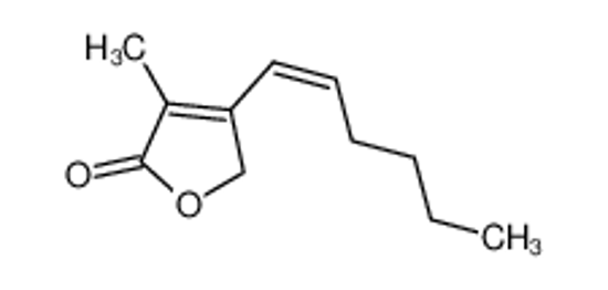 Picture of 2(5H)-Furanone, 3,4-dimethyl-5-pentylidene-, (5Z)-